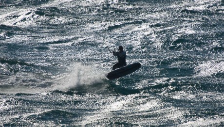 Training for the MINI Kitesurf Odissey