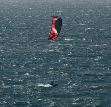 Training for the MINI Kitesurf Odissey