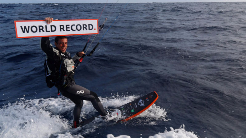 Lufinha Kitesurf World Record